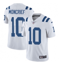 Nike Colts #10 Donte Moncrief White Mens Stitched NFL Vapor Untouchable Limited Jersey