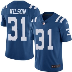 Nike Colts #31 Quincy Wilson Royal Blue Mens Stitched NFL Limited Rush Jersey