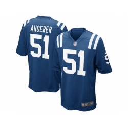 Nike Indianapolis Colts 51 Pat Angerer blue Game NFL Jersey