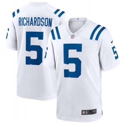 Nike Indianapolis Colts Anthony Richardson #5 White Vapor Untouchable Limited Stitched NFL Jersey
