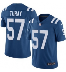 Nike Colts 57 Kemoko Turay Royal Youth Vapor Untouchable Limited Jersey