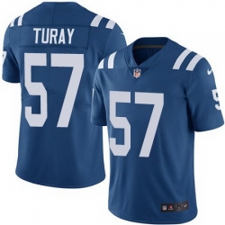 Nike Colts 57 Kemoko Turay Royal Youth Vapor Untouchable Limited Jersey