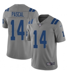 Youth Zach Pascal Limited Jersey 14 Football Indianapolis Colts Gray Inverted Leg