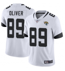 Jaguars 89 Josh Oliver White Men Stitched Football Vapor Untouchable Limited Jersey