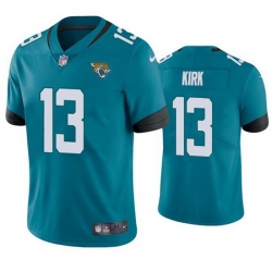 Men Jacksonville Jaguars 13 Christian Kirk Teal Vapor Untouchable Limited Stitched jersey
