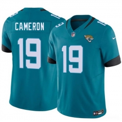 Men Jacksonville Jaguars  19 Josh Cameron Teal 2026 Draft F U S E  Vapor Untouchable Limited Stitched Jersey