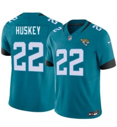 Men Jacksonville Jaguars  22 Jalen Huskey Teal 2026 Draft F U S E  Vapor Untouchable Limited Stitched Jersey