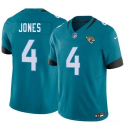 Men Jacksonville Jaguars  4 Jarrian Jones Teal 2026 F U S E  Vapor Untouchable Limited Stitched Jersey