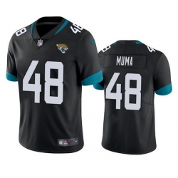 Men Jacksonville Jaguars 48 Chad Muma Black Vapor Untouchable Limited Stitched Jersey