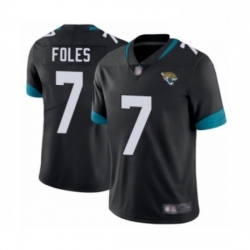 Men Jacksonville Jaguars 7 Nick Foles Black Team Color Vapor Untouchable Limited Player Football Jersey