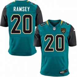 Men Nike Jacksonville Jaguars 20 Jalen Ramsey Teal Green Team Color Vapor Untouchable Elite Player NFL Jersey