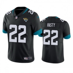 Men's Jacksonville Jaguars #22 JaMycal Hasty Black Vapor Untouchable Limited Stitched Jersey