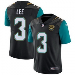 Nike Jaguars #3 Tanner Lee Black Alternate Mens Stitched NFL Vapor Untouchable Limited Jersey