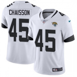 Nike Jaguars 45 K 27Lavon Chaisson White Men Stitched NFL Vapor Untouchable Limited Jersey