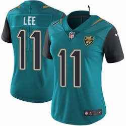 Womens Nike Jacksonville Jaguars 11 Marqise Lee Teal Green Team Color Vapor Untouchable Limited Player NFL Jersey