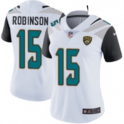 Womens Nike Jacksonville Jaguars 15 Allen Robinson Elite White NFL Jersey