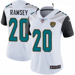 Womens Nike Jacksonville Jaguars 20 Jalen Ramsey White Vapor Untouchable Limited Player NFL Jersey