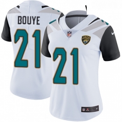 Womens Nike Jacksonville Jaguars 21 AJ Bouye White Vapor Untouchable Limited Player NFL Jersey