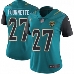 Womens Nike Jacksonville Jaguars 27 Leonard Fournette Teal Green Team Color Vapor Untouchable Limited Player NFL Jersey