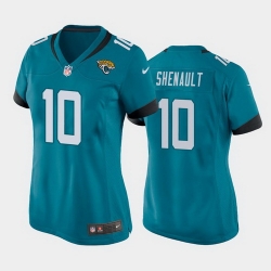 women laviska shenault jacksonville jaguars teal game jersey 