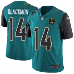 Nike Jaguars #14 Justin Blackmon Teal Green Team Color Youth Stitched NFL Vapor Untouchable Limited Jersey