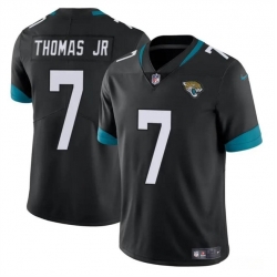 Youth Jacksonville Jaguars 7 Brian Thomas Jr Black 2024 Draft Vapor Untouchable Limited Stitched Jersey