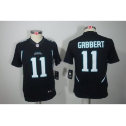 Youth Nike Jacksonville Jaguars #11 Blaine Gabbert Black Color[Youth Limited Jerseys]