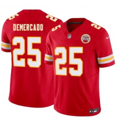 Men Kansas City Chiefs  25 Emari Demercado Red 2026 F U S E  Vapor Untouchable Limited Stitched Football Jersey