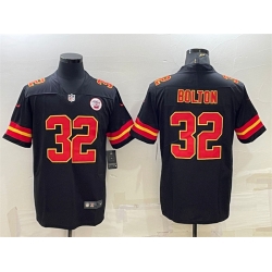 Men Kansas City Chiefs 32 Nick Bolton Black Vapor Untouchable Limited Stitched Football Jersey