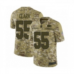 Men Kansas City Chiefs 55 Frank Clark Limited Camo 2018 Salute to Service Football Jersey