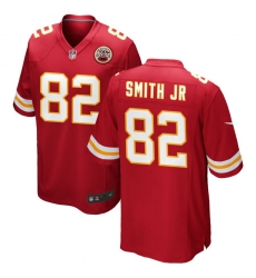 Men Kansas City Chiefs 82 Irv Smith Red Vapor Untouchable Limited Stitched Jersey