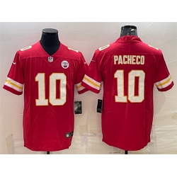Mens Kansas City Chiefs #10 Isaih Pacheco Nike Red Vapor Untouchable Limited Player Jersey
