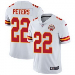 Nike Chiefs #22 Marcus Peters White Mens Stitched NFL Vapor Untouchable Limited Jersey