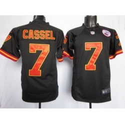 Nike Kansas City Chiefs 7 Matt Cassel Black Game NFL Jersey