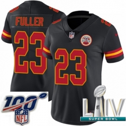 2020 Super Bowl LIV Women Nike Kansas City Chiefs #23 Kendall Fuller Limited Black Rush Vapor Untouchable NFL Jersey