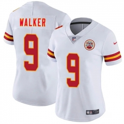 Women Kansas City Chiefs  9 Kenneth Walker III White 2026 Vapor Untouchable Limited Stitched Jersey