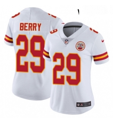 Womens Nike Kansas City Chiefs 29 Eric Berry Elite White NFL Jersey