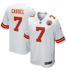 Youth Nike Kansas City Chiefs 7# Matt Cassel Game White Jersey