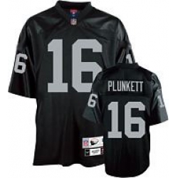 16 Jim Plunkett mitchell&ness Raiders Premier Jersey black