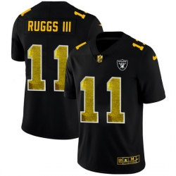 Las Vegas Raiders 11 Henry Ruggs III Men Black Nike Golden Sequin Vapor Limited NFL Jersey