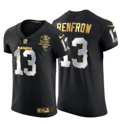 Las Vegas Raiders 13 Hunter Renfrow Men Nike Black Edition Vapor Untouchable Elite NFL Jersey