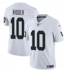 Men Las Vegas Raiders 10 Desmond Ridder White 2024 Vapor Stitched Football Jersey