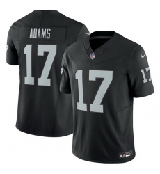 Men Las Vegas Raiders 17 Davante Adams Black 2023 F U S E Vapor Untouchable Stitched Football Jersey