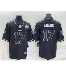 Men Las Vegas Raiders 17 Davante Adams Black Shadow Vapor Limited Stitc