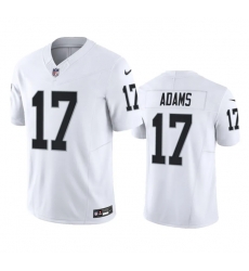 Men Las Vegas Raiders 17 Davante Adams White 2023 F U S E Vapor Untouchable Stitched Football Jersey