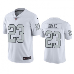 Men Las Vegas Raiders 23 Kenyan Drake Color Rush Limited White Nike Jersey