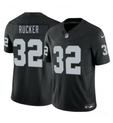 Men Las Vegas Raiders  32 Corey Rucker Black 2026 Draft F U S E  Vapor Untouchable Limited Stitched Football Jersey