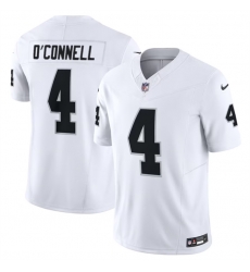 Men Las Vegas Raiders 4 Aidan O 27Connell White 2023 F U S E Vapor Untouchable Stitched Football Jersey