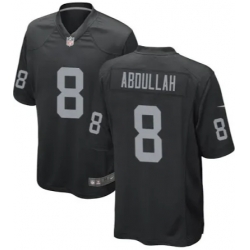 Men Las Vegas Raiders Abdullah Black F U S E Stitched NFL Jersey