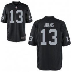 Men Los Angeles 13 Devante Adams Black Vapor Limited Jersey